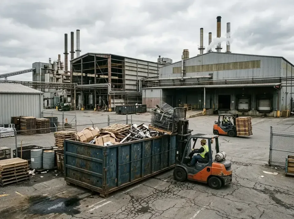 industrial-factory-scrap-conta-003 — frequently asked questions, Cheap Roll-off Dumpster Rentals in River Road, OR